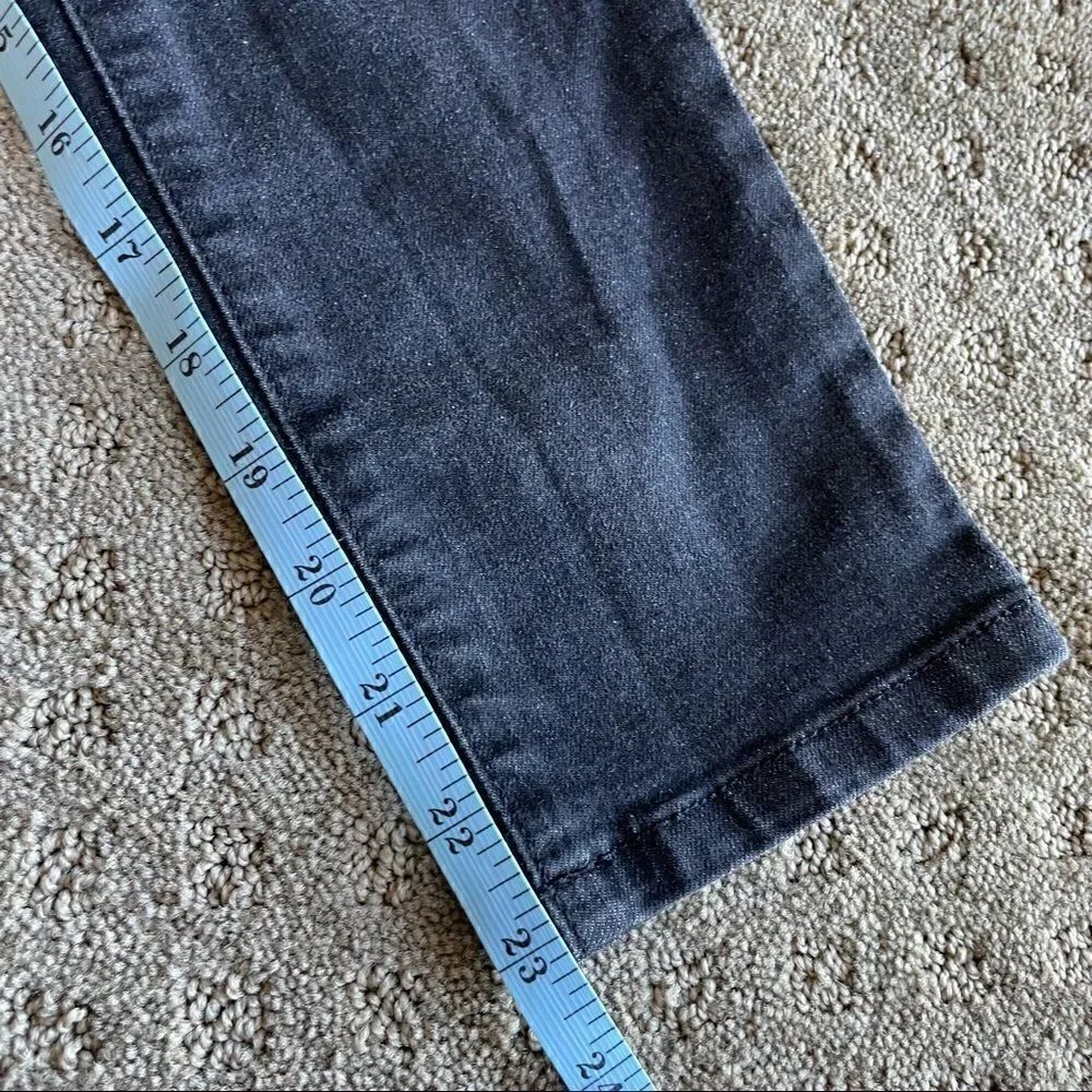 Wonder Nation Dark-Gray Girls Jeans Size 8 Zip and Button 4 Pockets - Picture 14 of 16